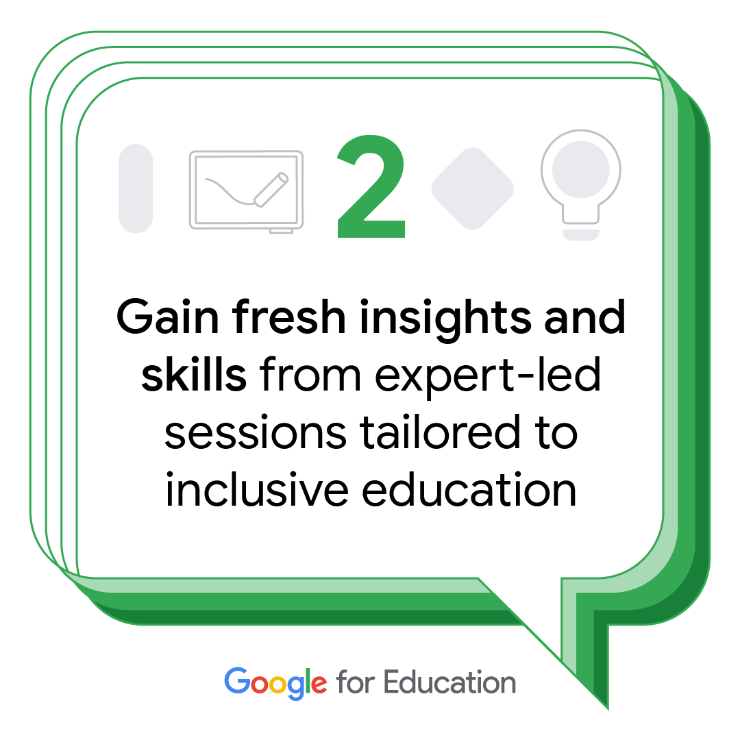 GoogleForEdu's tweet photo. Why attend #BettUK🤔? To explore hands-on demos of the latest in #EdTech, of course!
Register today ➡️ https://t.co/PsVxsO6hLN 

Let us know if we can plan to see you there ⬇️ https://t.co/qTwPO4dgjF
