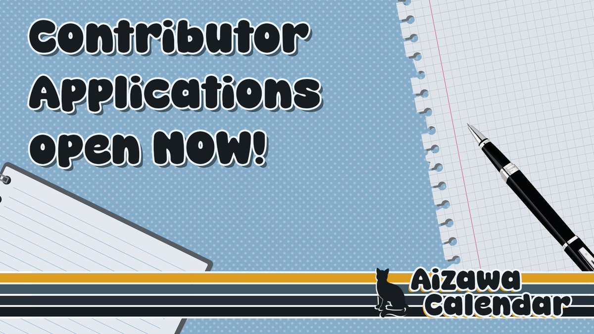 🐈‍⬛ CONTRIBUTOR APPLICATIONS ARE NOW OPEN! 🐈‍⬛

Your portfolio is due by February 1st 2025, don't be late!

🔗⬇️