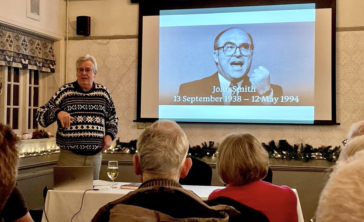 Pleased to talk about powerful legacy of the late John Smith MP, leader <a href="/UKLabour/">The Labour Party</a> 92-94 to <a href="/woklabour/">Weald of Kent Labour</a>. Highlighted his key role in supporting devolution in Scotland &amp; Wales, the minimum wage, freedom of information &amp; creating winning platform for Labour return to power in 1997.