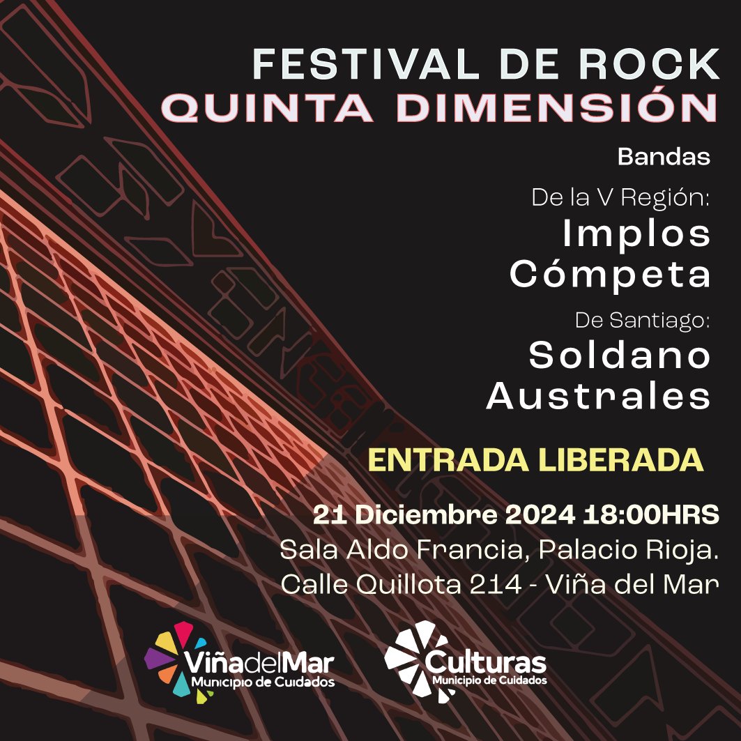 Galactor83's tweet image. Este sábado 
Palacio Rioja #viñadelmar
Entrada liberada 18horas
#musicachilena