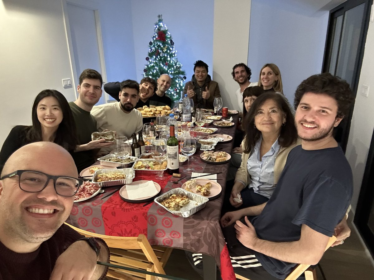 Group Xmas dinner! Cheers for a 2025 full of health and happiness!
