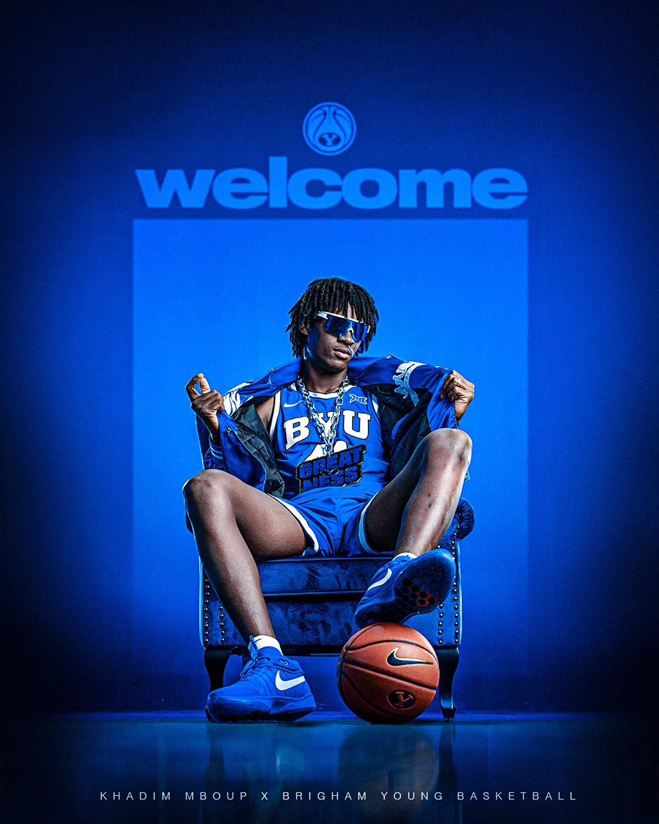 BYUMBB's tweet photo. Welcome to the family, Khadim!๐ค https://t.co/CSU6KYphjU