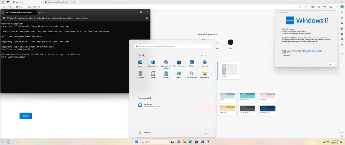 WZorNET's tweet photo. 😻📢Windows 11 Version #24H2 #UpdatedDecember2024👉 https://t.co/GNUYdtfcHt
📋OS Build /26100.2605.ge_release_svc_prod1.241205-1819 with #KB5048667/> https://t.co/e79uIZnd96
📁4-ENGLISH|2-RUSSIAN, X64/ARM64, CLIENT #BUSINESS VOL from #VLSC 6-ISO👨💻👉https://t.co/6eIH0r93PY
👁️WZT🪄 https://t.co/UTDSnOSGej