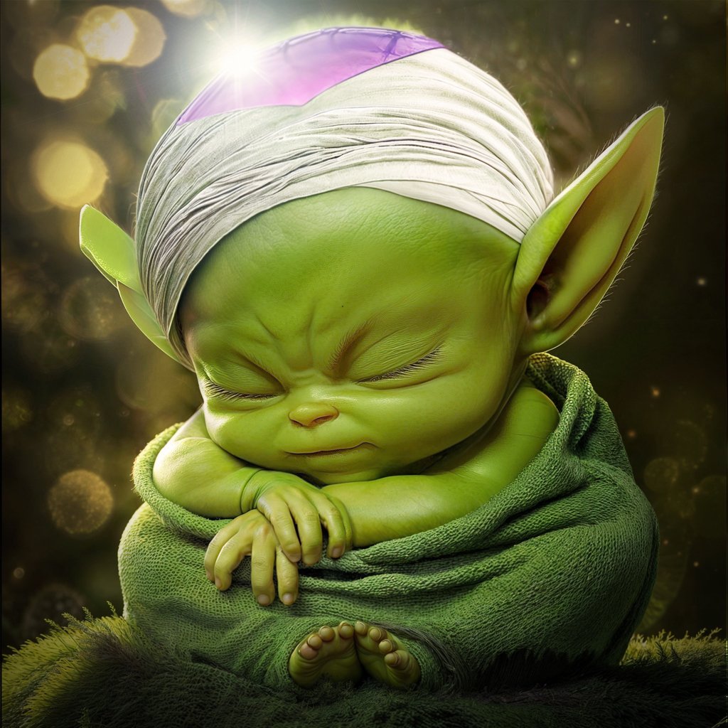 FlyDesignJC's tweet image. DB BB.

#dragonball #goku #vegeta #piccolo #baby #photoshop #retouch #midjourney #photography