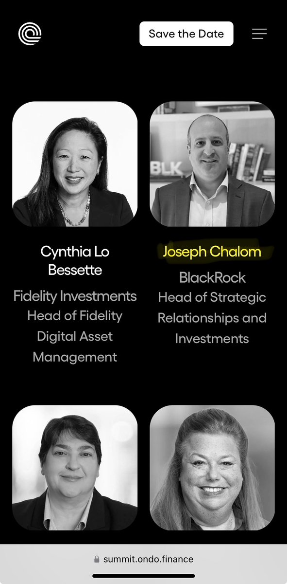 nottellingyou73's tweet photo. So Joseph Chalom is on the board of securitize along side the new SEC chairman Paul Atkins and he’s also the head of BlackRock’s Head of Strategic Relationships and Investments and also thinks tokenization will “drive a significant transformation in capital markets infrastructure” 

And most importantly speaking at the $Ondo summit on 2/6/2025 when $Ondo will be launching Ondo Global Markets which is a platform for institutional investors to onboard and transact in tokenized stocks and bonds. 🌐

We have the SEC behind $Ondo ✅
We have BlackRock behind $Ondo ✅
We have Founder’s Fund (Peter Thiel who backed JD Vance) behind $Ondo ✅

2025 is looking bright for $Ondo ☀️