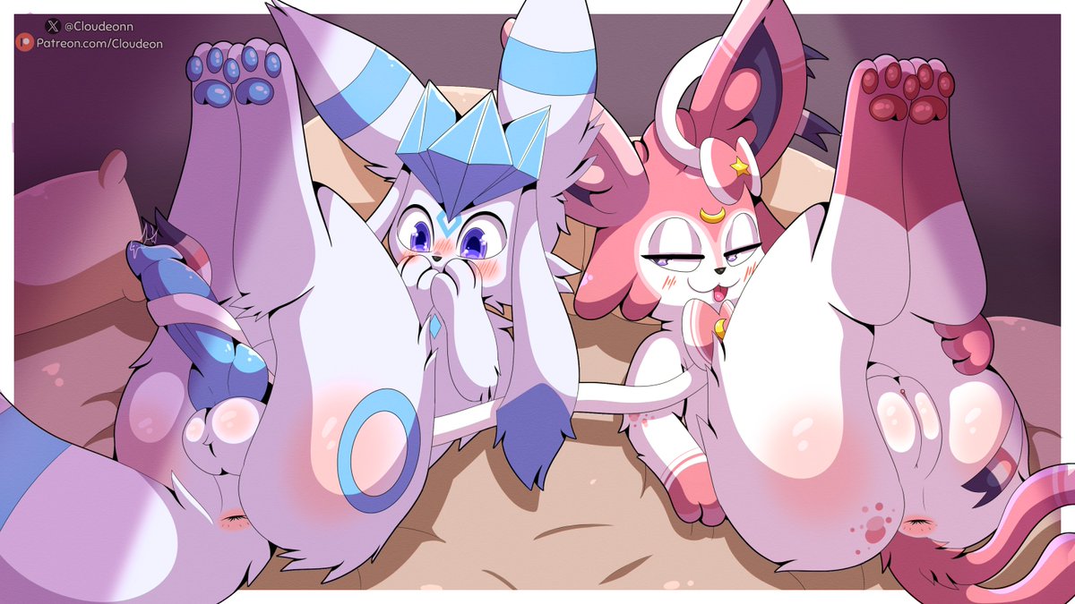 Cloudeonn's tweet photo. Commission for @TheTinyEevee !! https://t.co/3oLbpDMTsY