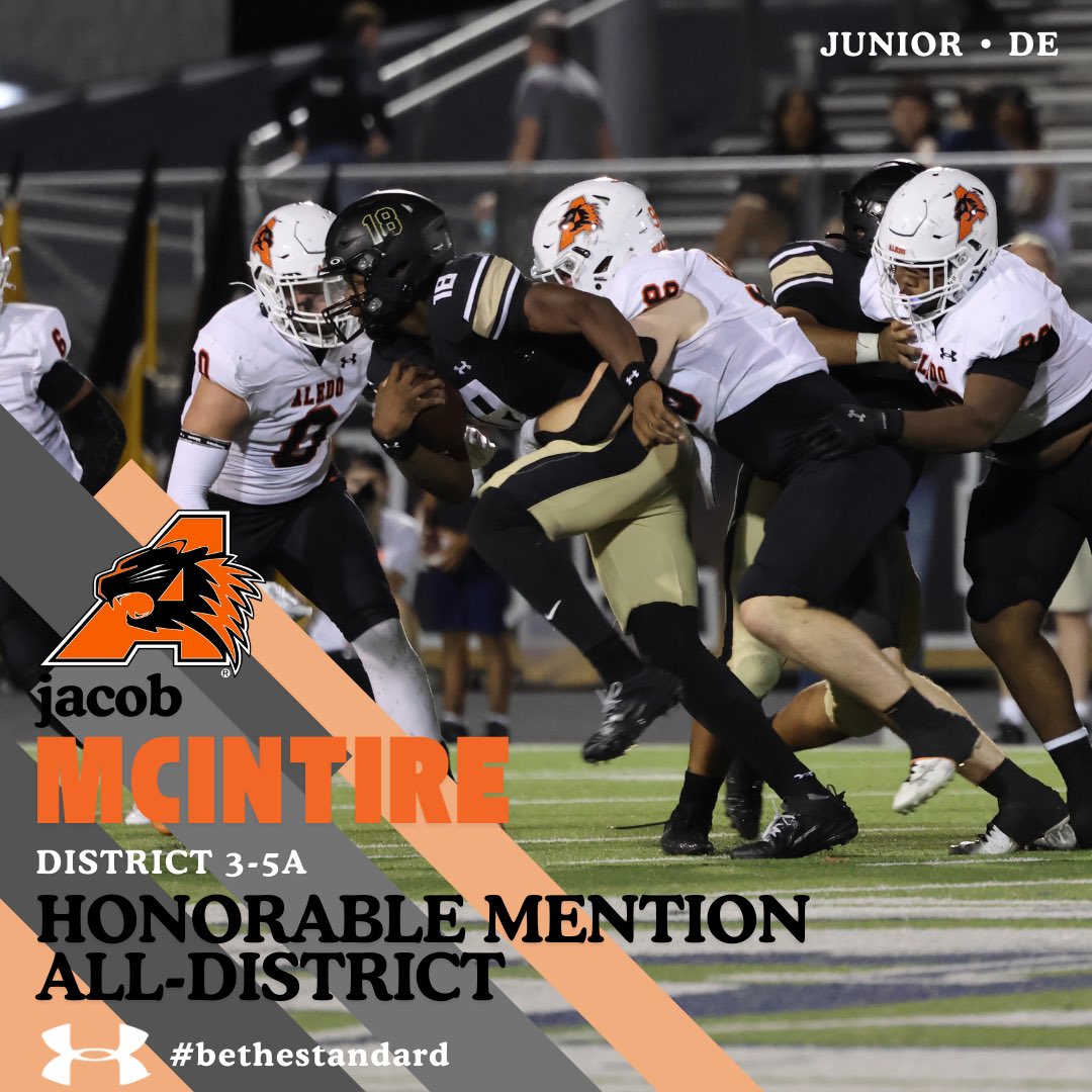 Congrats Jacob McIntire - District 3-5A Honorable Mention All-District DE! #bethestandard <a href="/JacobMcIntire6/">Jacob McIntire</a>