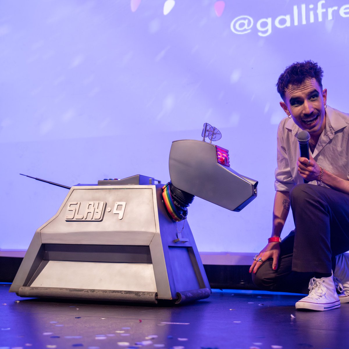 The Gallifrey Cabaret (@gallycab) on Twitter photo his NAME !! is SLAY-9 !! his NAME !! is SLAY-9 !!