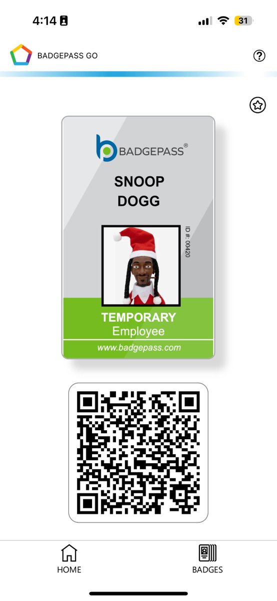BadgePass's tweet image. Physical badge? Printed and poppin’. Virtual badge? Loaded and ready to roll. ✅🪪📱

Snoop knows BadgePass ONE and GO have all his security needs wrapped tighter than a Christmas present. 🎁😎

#SnoopOnAStoop #SecurityIndustry #BadgePassion #VirtualBadges