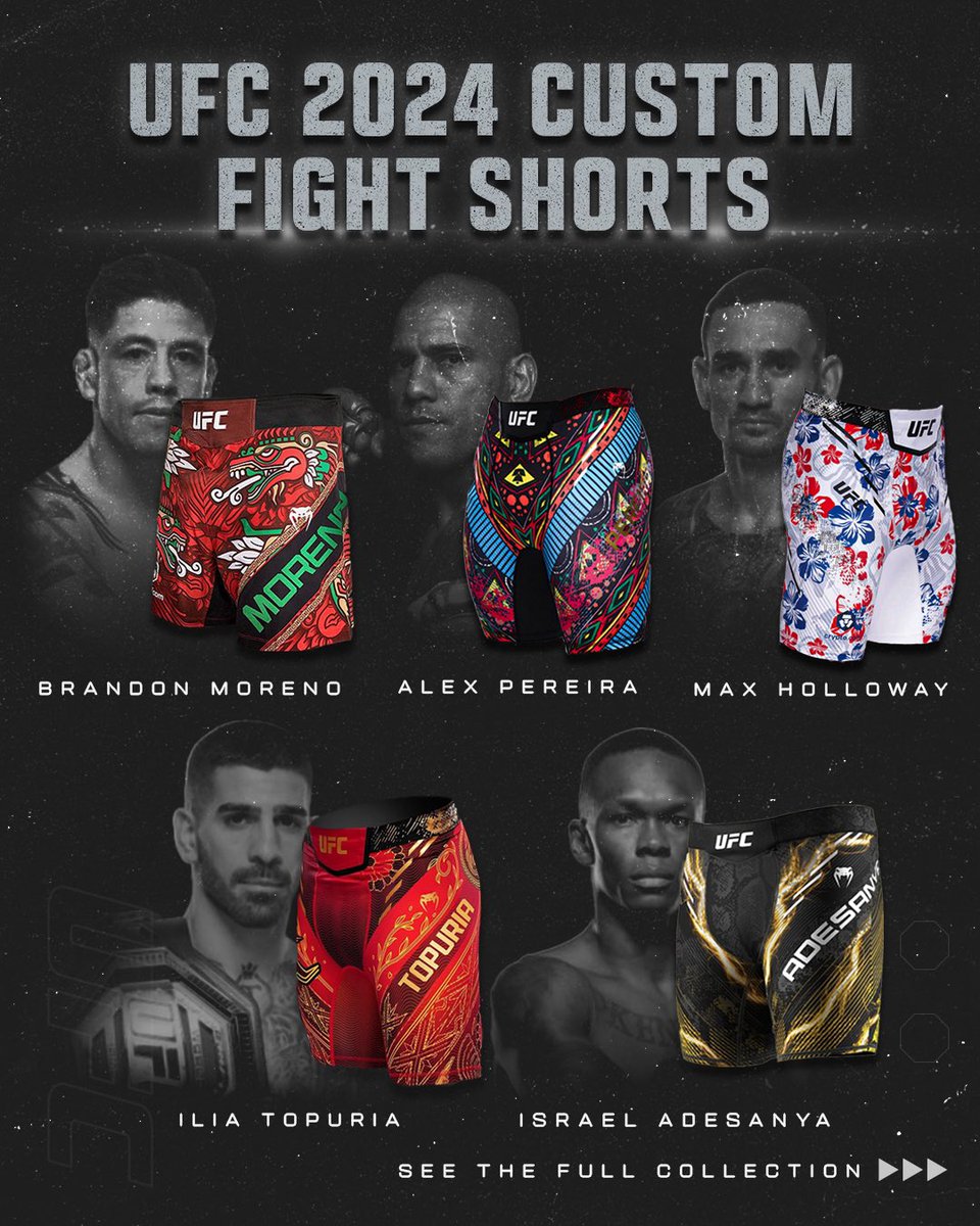 ufcstore's tweet photo. Whose shorts are YOUR favorite? π
π UFC Custom Fight Shorts:
https://t.co/8XLq9drNOI+
#UFC #UFCStore https://t.co/OByrGxHBKq