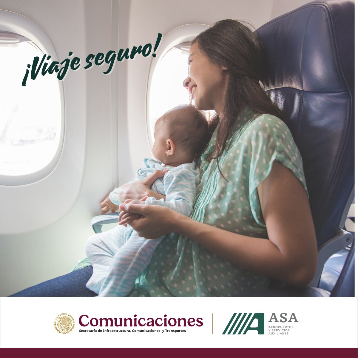 ASAMexico_mx's tweet photo. #ViajaSeguro Si viajas en avión con un recién nacido, es recomendable que sea a partir de los 7 o 10 días de su nacimiento; puedes utilizar chupones, ya que el gesto de succión puede minimizar los cambios de presión. Consulta indicaciones adicionales con su pediatra. #ASATips https://t.co/x63xIEHCJE