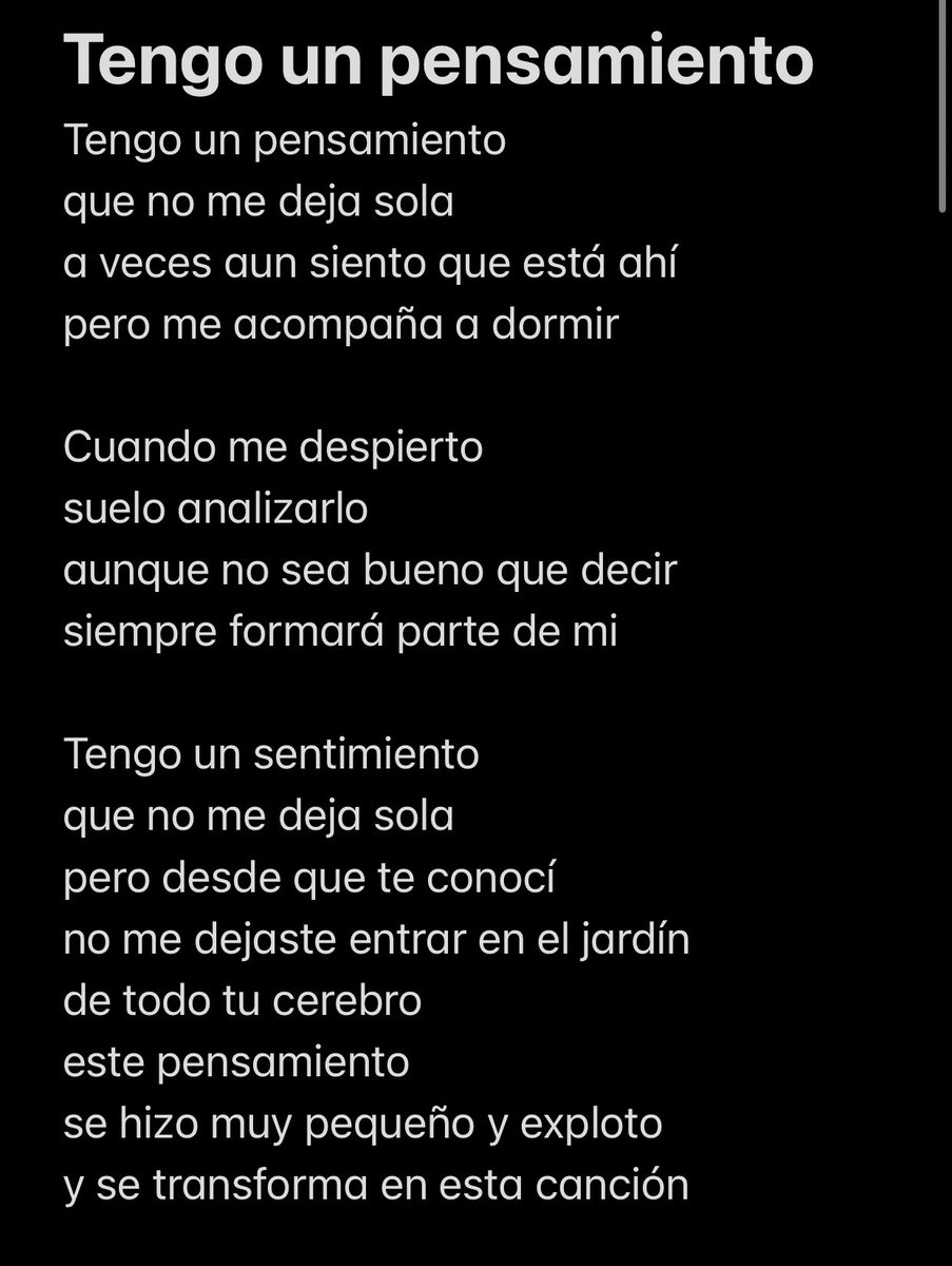 heavenlyer's tweet photo. tengo un pensamiento - amaia 20/12 https://t.co/gL4tRP0tZd