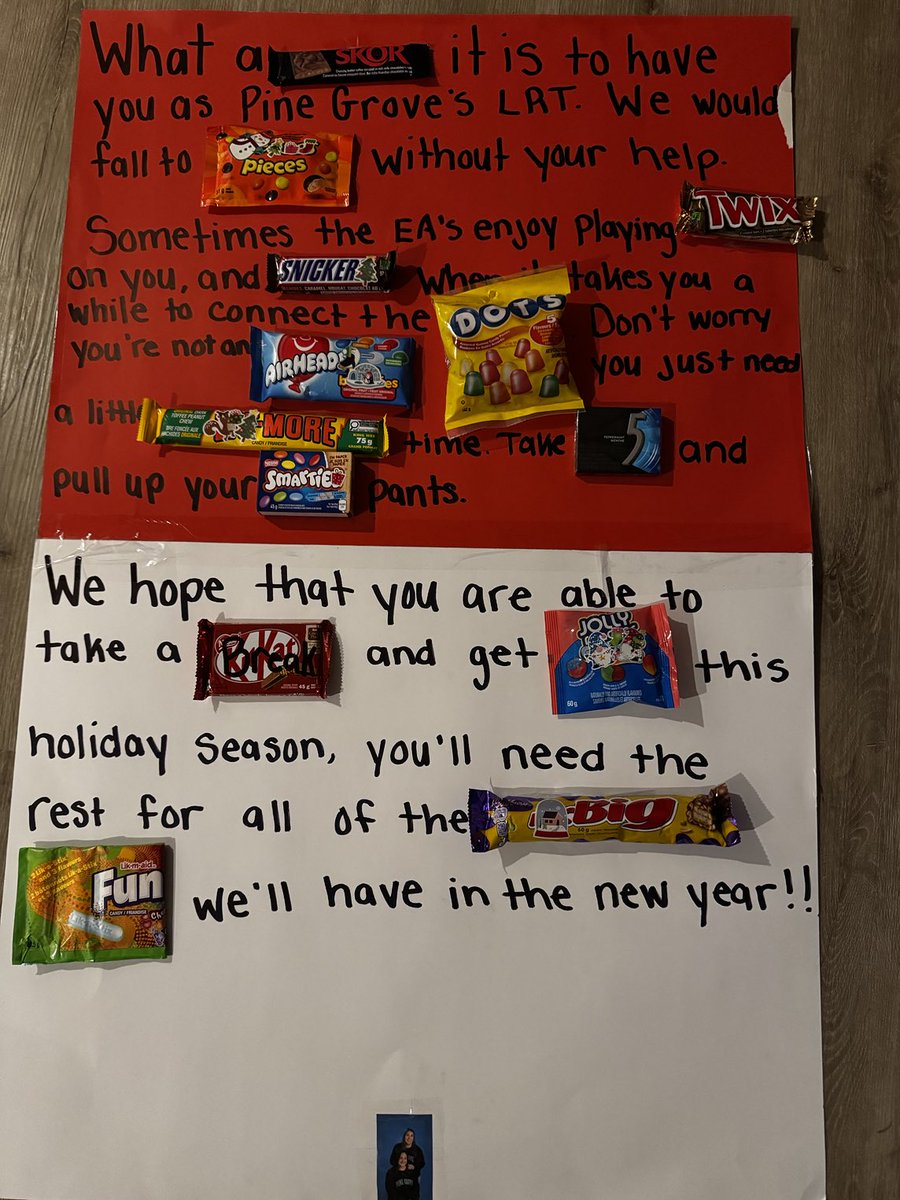 I work with such amazing coworkers! Thank you for warming my heart today! ❤️