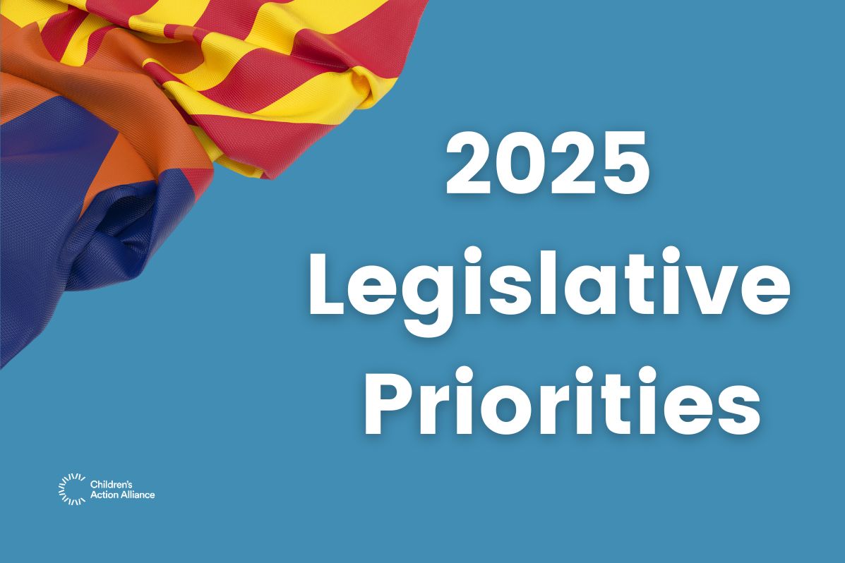 Our 2025 Legislative Agenda for Arizona's children and families includes:

✔️ Access to health care
✔️ Affordable child care
✔️ Stronger family supports
✔️ Better foster care outcomes

Learn more: azchildren.org/news-and-event…
