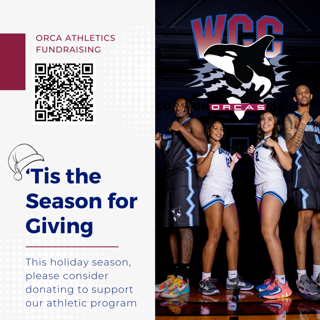Please Consider Donating to Whatcom Community College Orca Athletics by Scanning the QR Code or Clicking the Link Below!

Donation Link:
interland3.donorperfect.net/weblink/weblin…