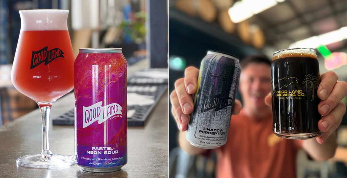 Good Land wouldn't let Christmas go by without some suitable treats.

Their latest Pastel Neon Sour combines boysenberry, blackberry and raspberry, while Shadow Perception is a barrel-aged imperial stout made with coconut, banana and marshmallow.

craftypint.com/beer/11130/goo…