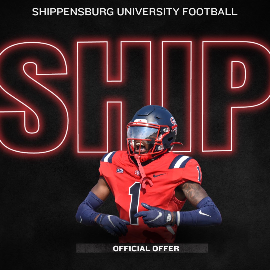 Blessed to receive an offer from Shippensburg University!
<a href="/ShipFootball/">Shippensburg Football</a>