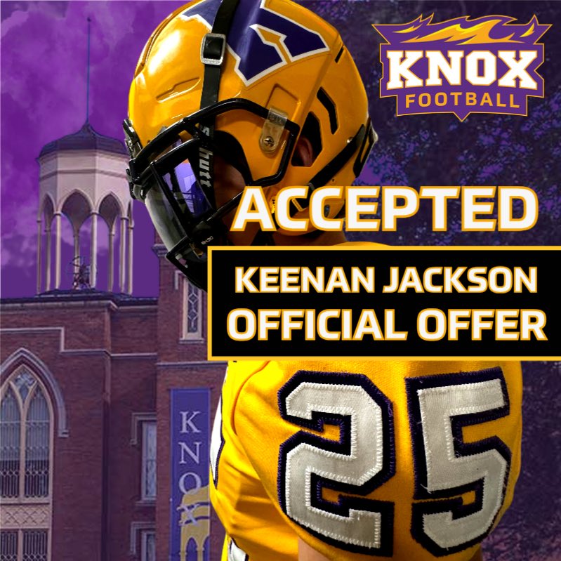 #AGTG Blessed to receive my first offer from <a href="/FB_KnoxCollege/">Knox College Football</a> 
<a href="/CoachDomParello/">Dom Parello ‘19</a> <a href="/CoachDavenReese/">Daven Reese</a> <a href="/HHS_Recruiting/">Haltom HS Recruiting</a> <a href="/Coach_JWTucker/">Coach Tucker - Haltom</a>