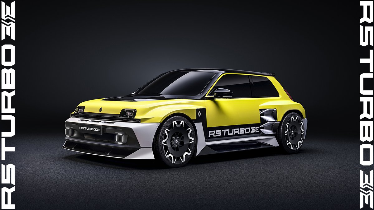"I’m not going to tell you when, but it’s going to be out" - Luca de Meo.

#Renault5 #Turbo3E revisits the myth with an exuberant confidence for the ultimate 100% electric sensation: 500 horsepower with rear-wheel drive, from 0 to 100km/h in less than 3.5 seconds.
