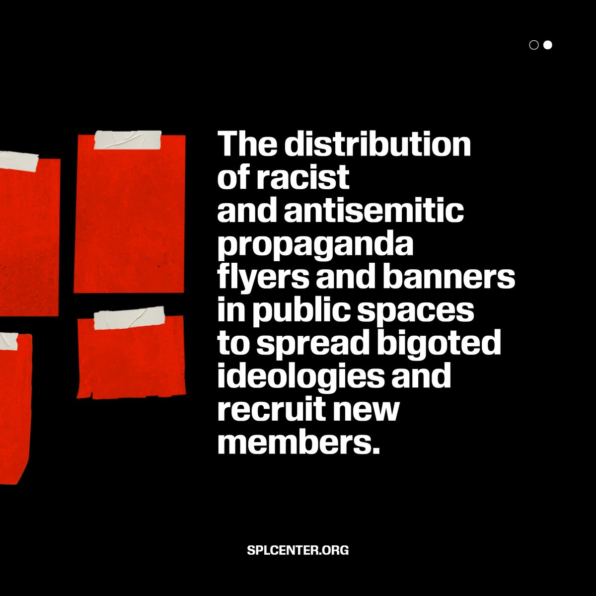 splcenter's tweet image. Have you seen a racist propaganda flyer in your neighborhood? 📣 Report it, Speak Out, and Take it Down!

As a publicity and intimidation tool, flyering is a staple of far-right recruitment and propagation that we&apos;ve seen increase over the years. #YIHE #RefuseHate