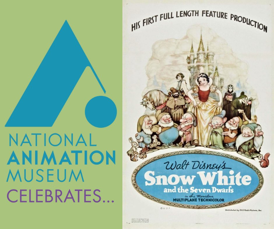 MuseumAnimation's tweet image. The Museum celebrates Snow White and the Seven Dwarfs!

Premiering on December 21, 1937 at Carthay Circle Theatre in Los Angeles and produced by Walt Disney, Snow White is the first full-length cel animated feature film.

#SnowWhite #WaltDisney #CelAnimation