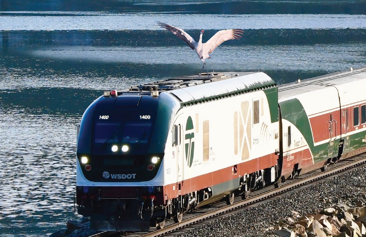 We started having FOMO with all of the Elf on the Shelf photos so we bring you Crane on a Train. #ElfOnAShelf