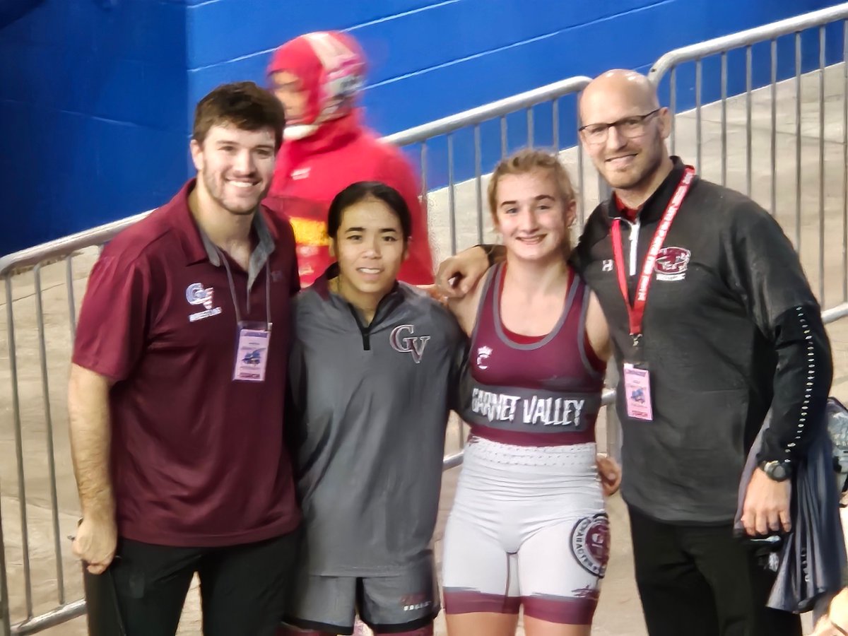 GVWrestlingTeam's tweet photo. Amanda and Neve battling hard at the beast of the East today!  Neve through to the quarterfinals tomorrow! https://t.co/pO8xYa6jd3