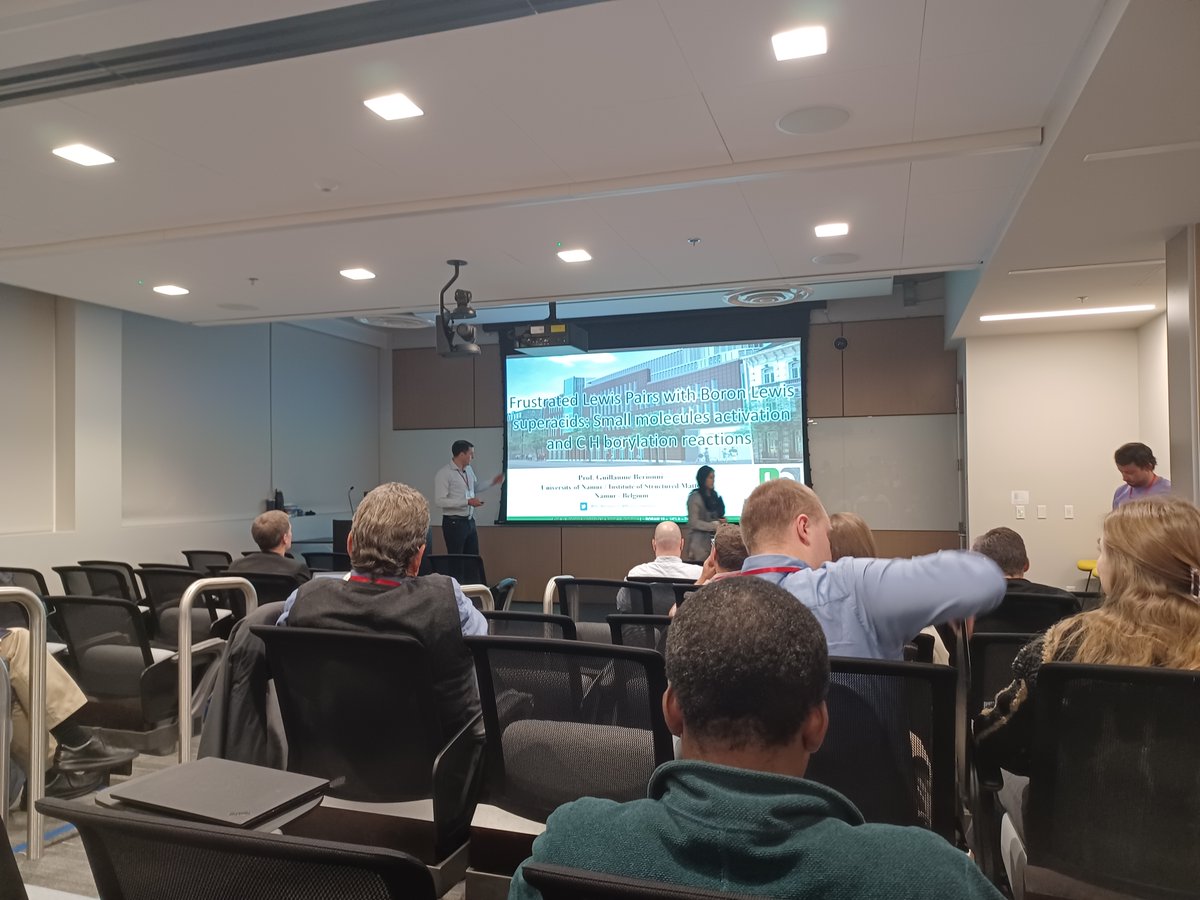 Already the last day of the #BORAM2024 #BORAM conference at UCLA with fascinating lectures on boron dyes, boron Lewis acids, boracycles and macrocycles by <a href="/HeltenGroupJMU/">Helten Group</a>, <a href="/The_Ye_Lab/">The Ye Group</a>, <a href="/GilroyGroup/">Joe Gilroy</a>, <a href="/Dr_Berionni/">G. Berionni Group University of Namur</a>.