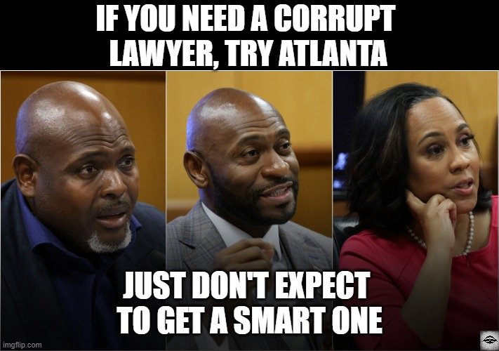 Dobbywho1's tweet photo. @kz3354 If you ran into any of Fani's cronies, you would be arrested for looking at them the wrong way.
#Fultoncountycorruption
#fanicorruptwillis https://t.co/pCKuj8pEsS