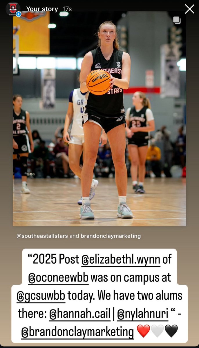 Southeast All Stars (@southeastastars) on Twitter photo Brandon Clay x Southeast All Stars | Powered By @brandonclaypsb & <a href="/3SSBGCircuit/">3Stripes Select Basketball Girls Circuit</a> ❤️🖤🤍 | BClayMarketing
YOU CAN GO ANYWHERE FROM HERE!
‘25 Post Elizabeth Wynn of Oconee County (GA) was on campus at Georgia College today.
SAS IG: instagram.com/southeastallst… Brandon Clay x Southeast All Stars | Powered By @brandonclaypsb & <a href="/3SSBGCircuit/">3Stripes Select Basketball Girls Circuit</a> ❤️🖤🤍 | BClayMarketing
YOU CAN GO ANYWHERE FROM HERE!
‘25 Post Elizabeth Wynn of Oconee County (GA) was on campus at Georgia College today.
SAS IG: instagram.com/southeastallst…