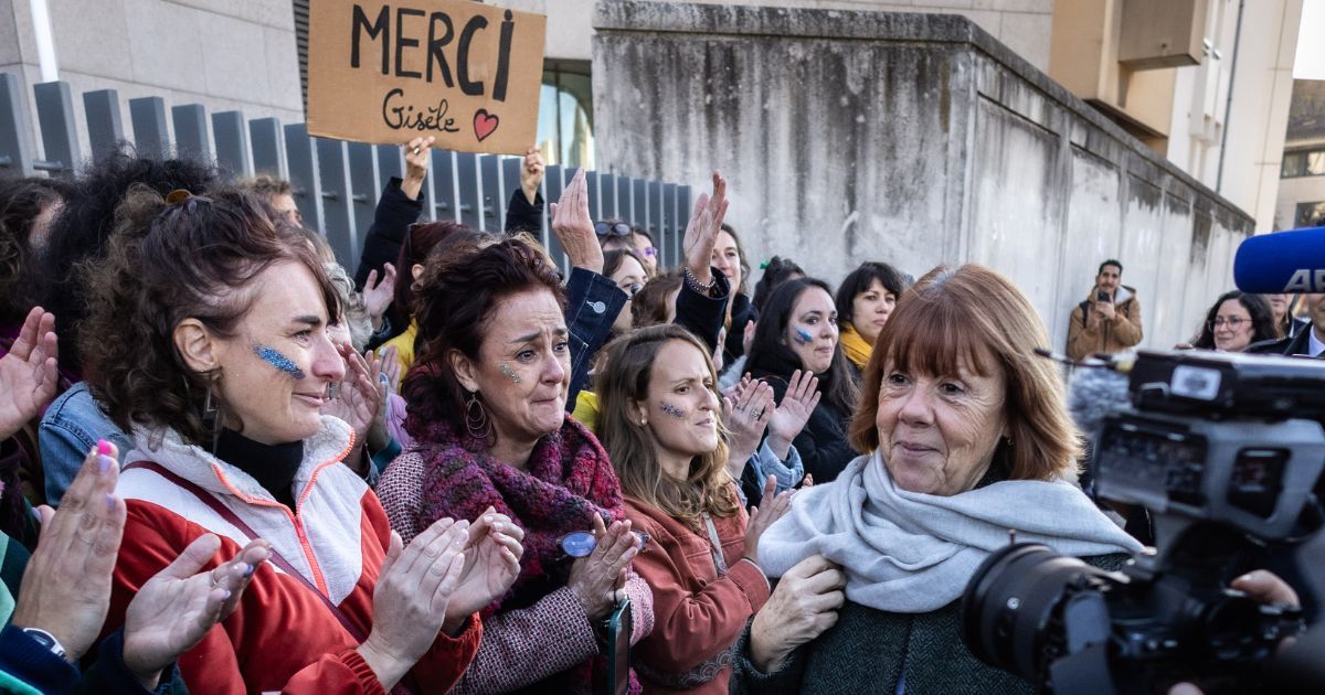 Her courage taught us all that shame must change sides. One woman's courage and determination have brought rape culture out into the open. Merci #GiselePélicot.