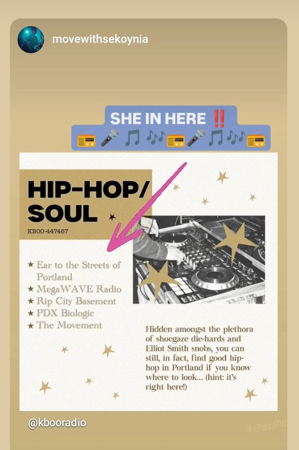 JOIN <a href="/AzikiweTweets/">EarToTheStreets</a> for EarToTheStreets of Portland TONIGHT ‼️ On <a href="/KBOO/">KBOO 📻</a> radio starting @ 8:00 p.m. for stellar music 🎵🎶📻🎶🎧🎶📻 to kick-off your holiday weekend 📻🎶🎧📻📻🎵🎶📻