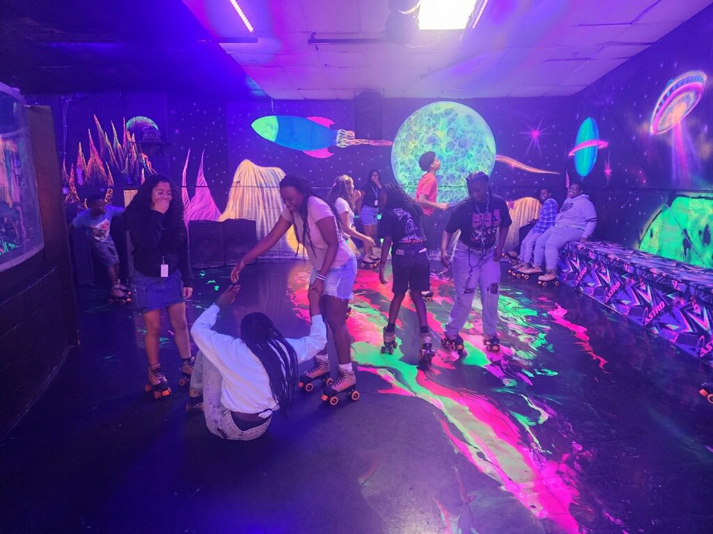LWMSWarriors's tweet image. I Can had a blast at Astro Skate today! 🛼✨ Our students enjoyed a fun-filled field trip, creating lasting memories and building stronger connections with their peers. A big thank you to everyone who made this day possible! 💙 #ICan #FieldTripFun #BuildingCommunity