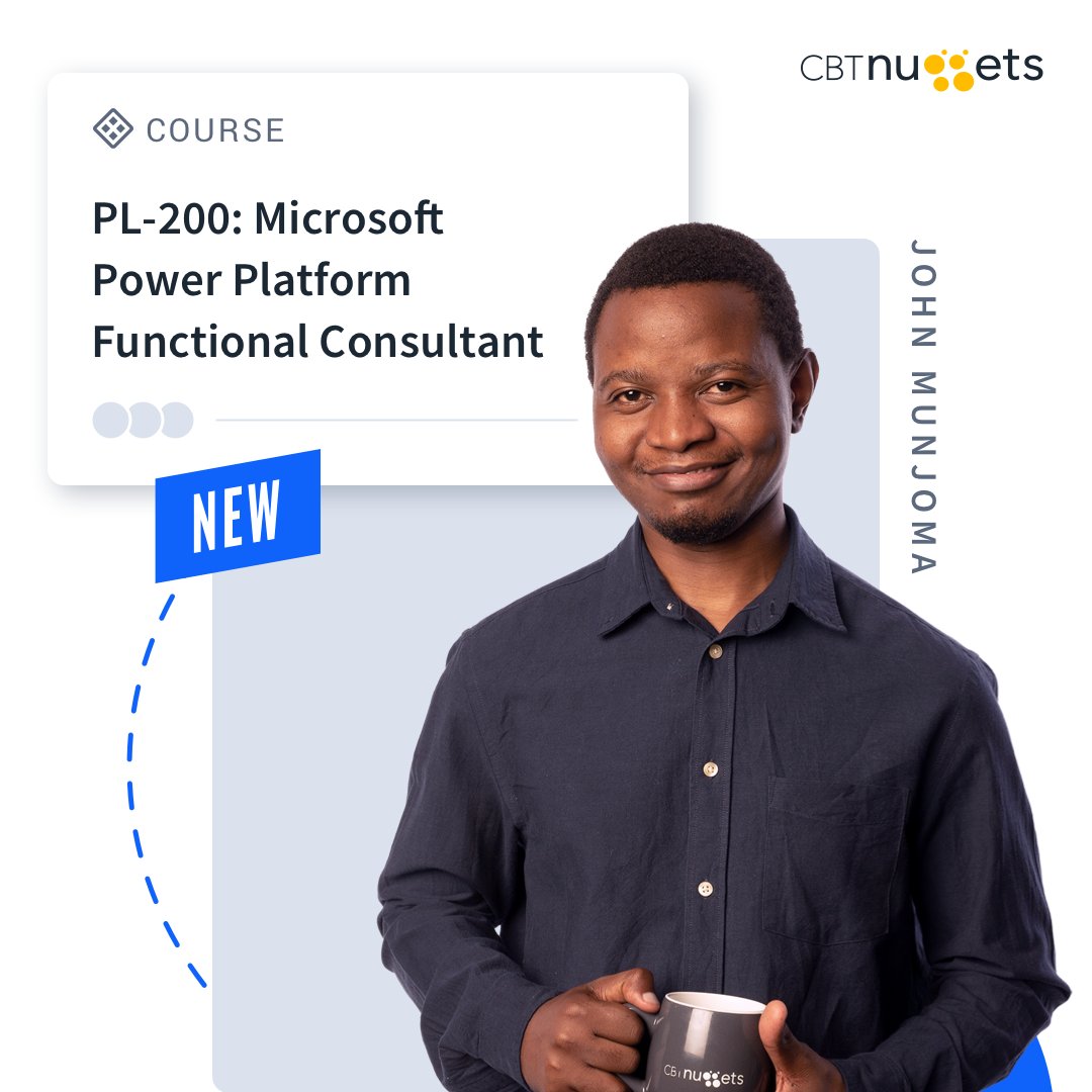 CBTNuggets's tweet photo. Build apps & automate processes with low/no-code tools! 📊 The PL-200 cert is perfect for IT consultants, managers & data analysts looking to supercharge their workflows. Start training now 💻 🚀 #PowerPlatform #PL200
https://t.co/oWhjYVMDf9 https://t.co/jJ0lW8UyJA