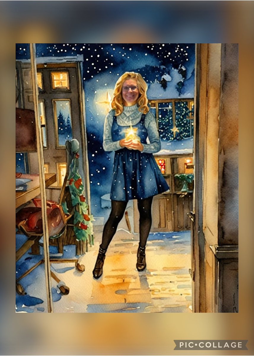 Applied the “Christmas magic effect” to homeoffice pic on the left… got the pic on the right. 
🎄❄️🌟 #HAPPYHOLIDAYS