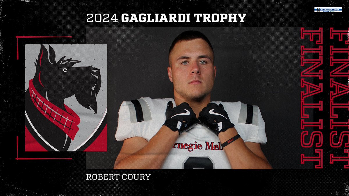 Robert Coury Named Finalist for 2024 Gagliardi Trophy Presented by Stearns Bank #TartanProud <a href="/GagliardiTrophy/">The Gagliardi Trophy</a> 
athletics.cmu.edu/x/csx5h