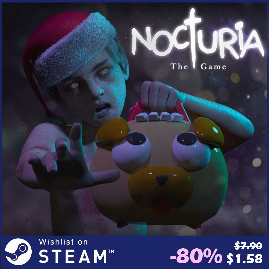 bross_lab's tweet photo. ❄️🎅 Nocturia が 80%オフ！🎅❄️

🎄 この冬、素晴らしいセールをお見逃しなく！🎁

🔗 https://t.co/8Z3vMKajI9

#Steamセール https://t.co/EqH14Hnv1y