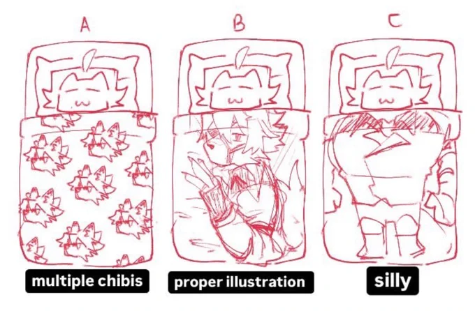By the way, I did a poll on ig of what kind of blanket design do people prefer, and I'd like to know your opinion here too (poll on rep) 