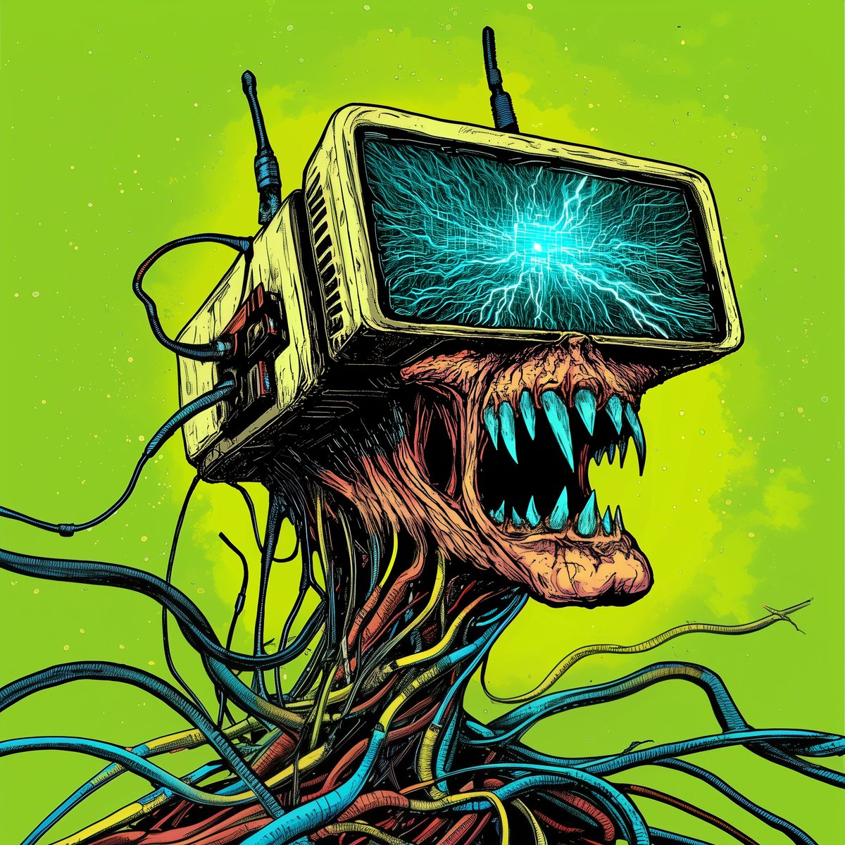 ScreenFiendsNFT's tweet image. 💀 Harvested Souls: 1 of 1 pieces 💀

Once human, now consumed. These Fiends have been devoured by the digital technologies they once controlled, becoming relentless agents of the dystopia.

Each soul is a haunting reminder of technological obsession. Will you claim one?

🌐 Mint…