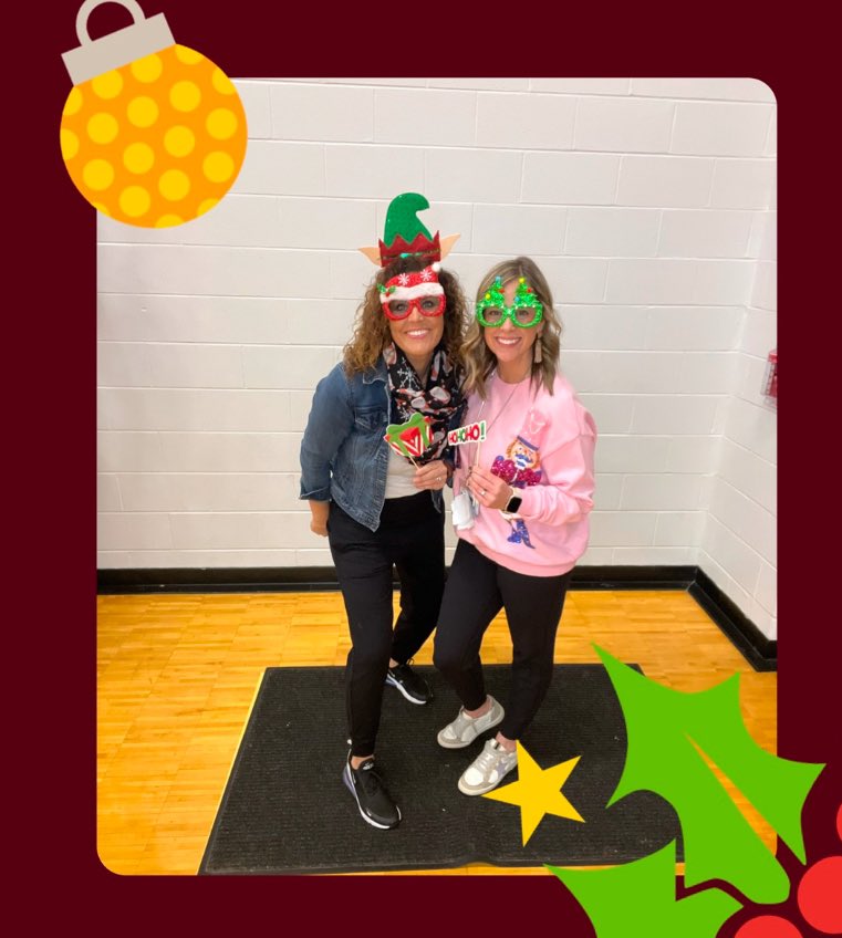 Mrs_NJimenez's tweet photo. Find yourself a partner who will do all the last day chaos with you from photo booths to class read alouds to epic games of 🪨🗒️✂️ #wesurvived #hellowinterbreak #tiredprincipals https://t.co/rEwpCzJRxQ