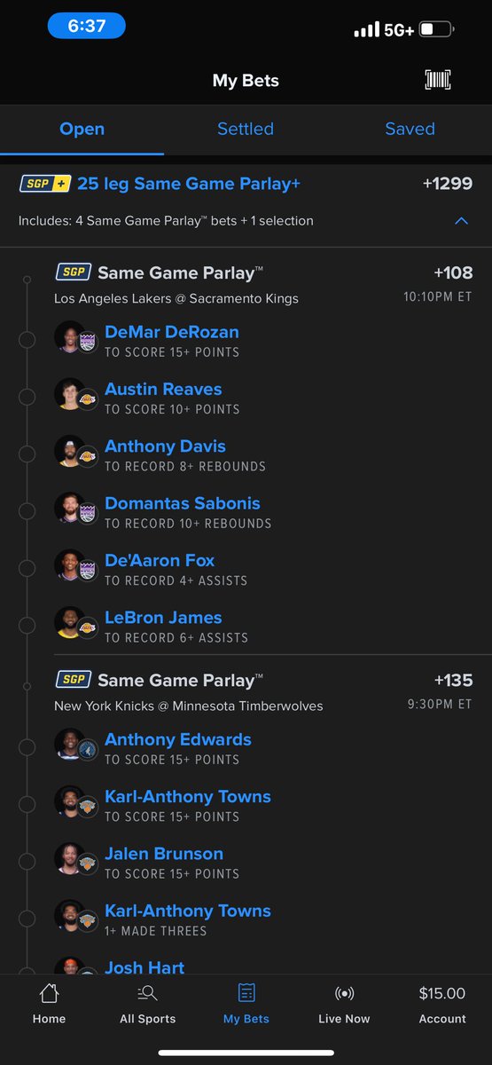 MrTailMyBets's tweet photo. Later nba games #GamblingX #GamblingTwitter 

Check out my bet on FanDuel Sportsbook! 
 https://t.co/WnV1i6GNM1 https://t.co/9sBs9ZIwnG