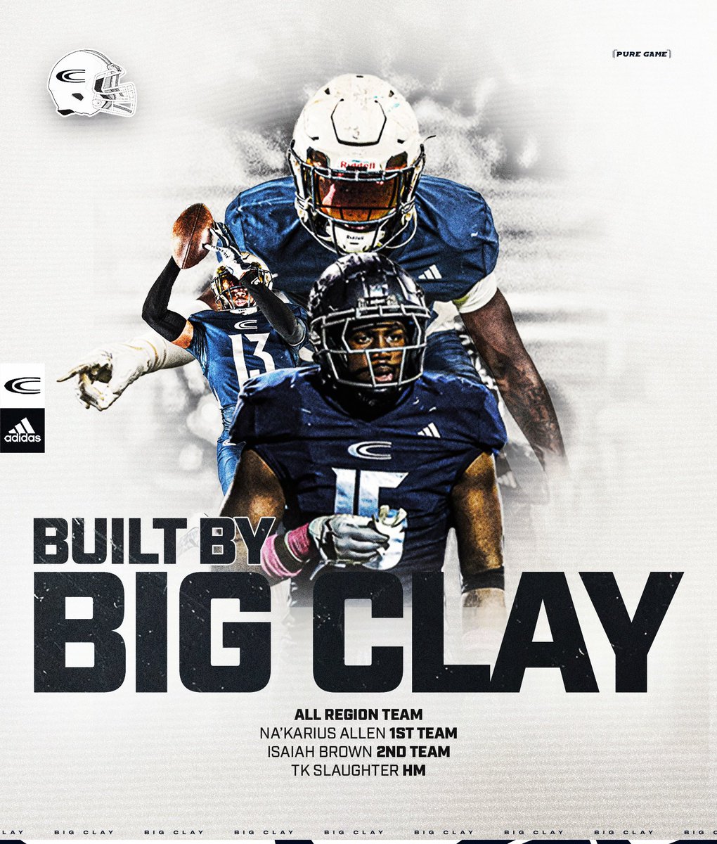 “BUILT BY BIG CLAY” ⚠️📦

‘25 OLB NA’KARIUS ALLEN
(<a href="/allen_nakarius/">Nakarius Allen</a>)

‘26 LB TK SLAUGHTER
(<a href="/Tk_Slaughter5/">Ta’karee Slaughter 26’ LB</a>)

‘27 LB ISAIAH BROWN
(<a href="/zayybrownn_/">Isaiah “Zay” Brown 1️⃣5️⃣</a>)