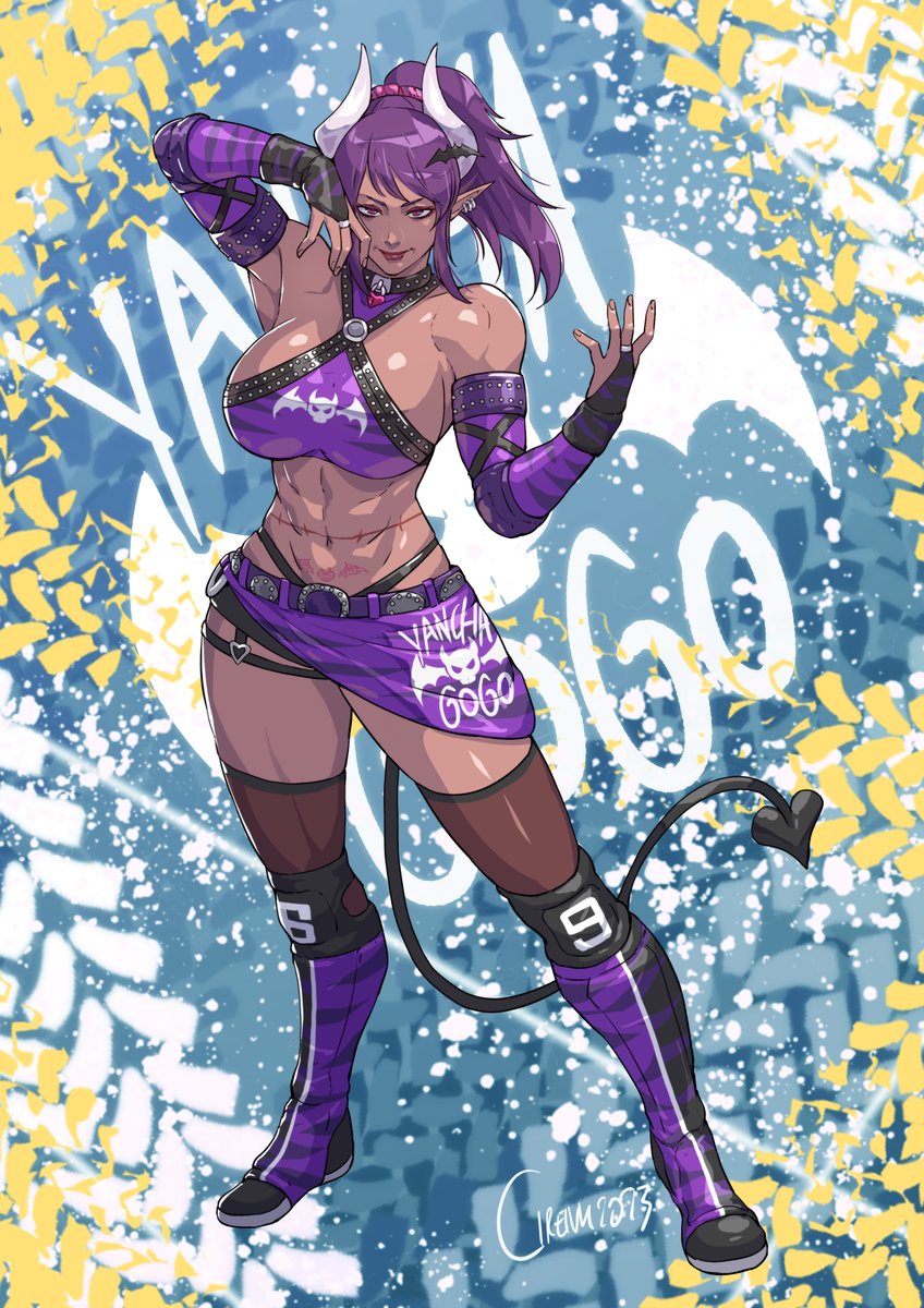 Ezio_Delacroix5's tweet image. The Following Contest is Scheduled for One Fall, And It's a Gyaru Bulls Rope Match!

Artwork by: @cirenkoyenk 
@Lulu_Lasso @YanchaGoGo #lassocialistART #YanchArt #VCW