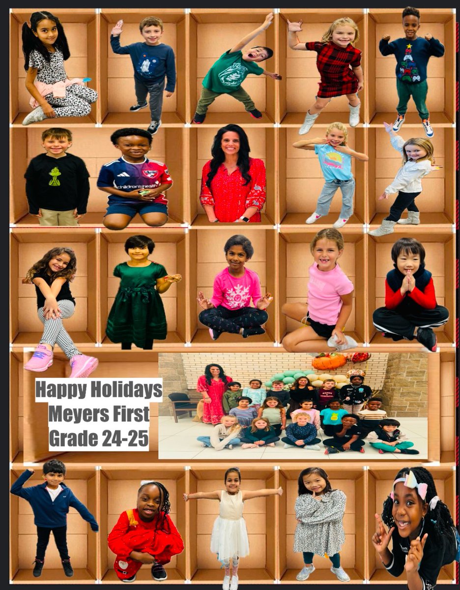 Happy Holidays from our sweet First Grade  Ohana. <a href="/PISDJohnsonElem/">Johnson Elementary</a>  <a href="/ProsperISD/">Prosper ISD</a>