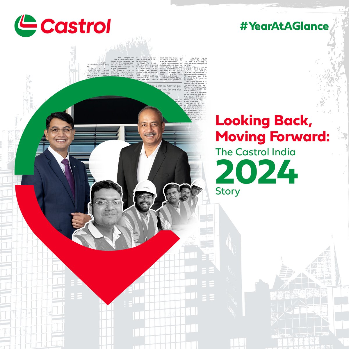 Our people are the backbone of what makes Castrol truly unique. From welcoming exceptional leaders to nurturing fresh talent, 2024 has been a testament to the strength of teamwork and a shared vision Our people are the backbone of what makes Castrol truly unique