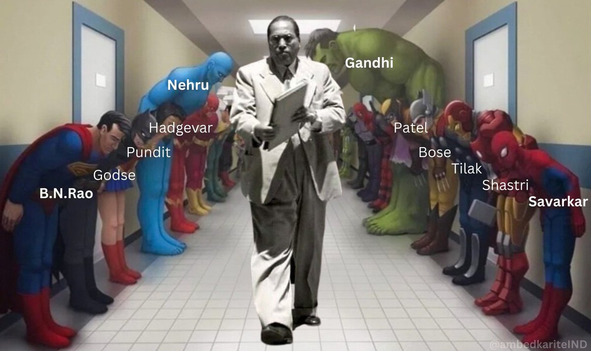 Still never seen a man like Babasaheb Dr. Bhimrao Ambedkar, he isn't just a man, he's a mindset.

Jai Bhim! 💙