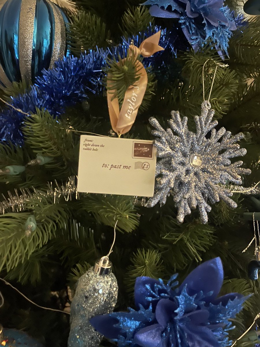 Finally home for Christmas and look what’s on the tree 🤭🤭 <a href="/taylornation13/">Taylor Nation</a>