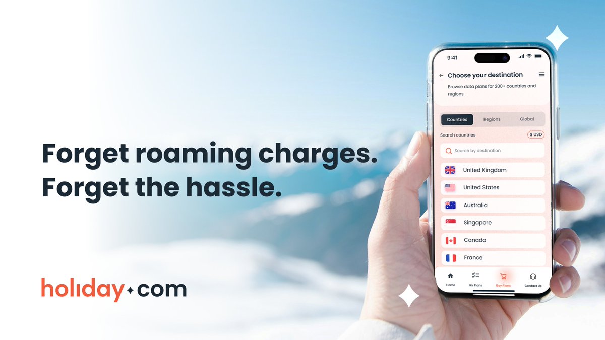 Our eSIM is your ticket to secure, seamless connectivity in 200+ countries—global and regional plans included.