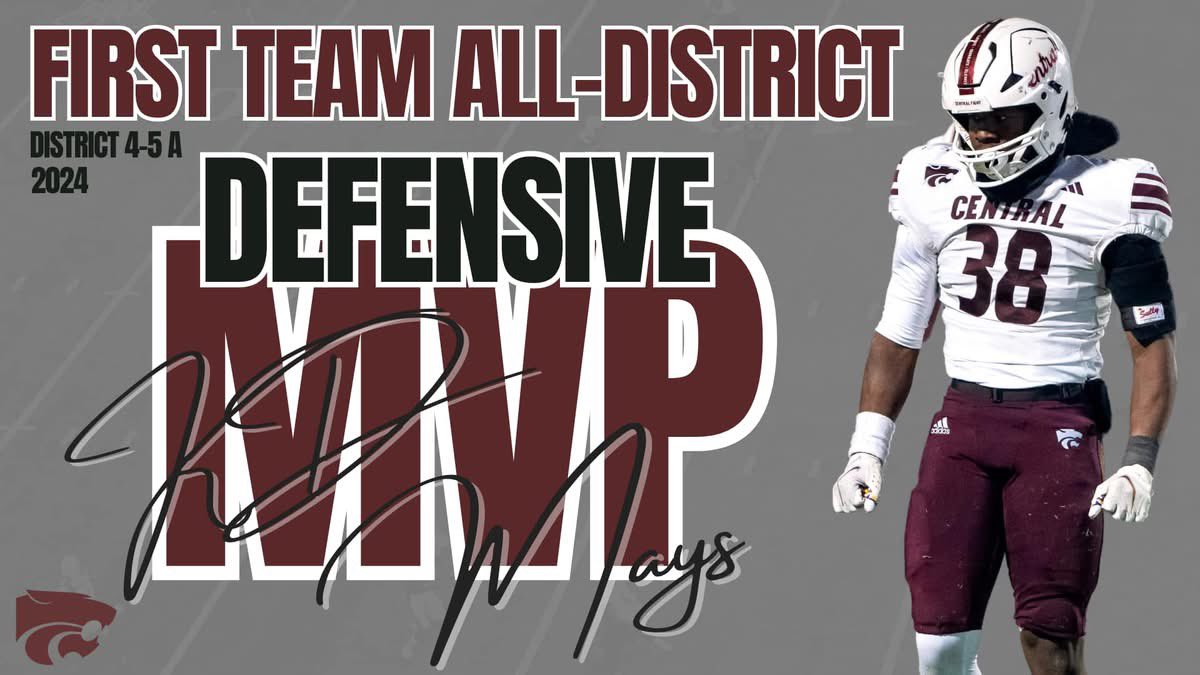 Blessed to be nominated and chosen for District 4-5A Defense MVP!