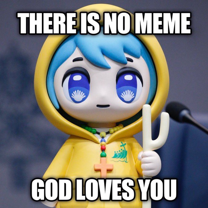 LuceVTuber's tweet photo. Luce (light) is the Holy Mascot by the Vatican which represents the Church of Jesus Christ. My design has symbolism, showcasing a devout Catholic girl on a pilgrimage through tough conditions.
#Jubilee2025 https://t.co/RKvBA42rP2